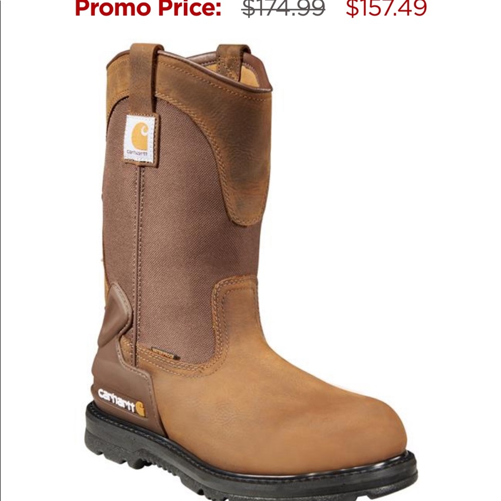Carharrt 11" steel toe waterproof  work boot